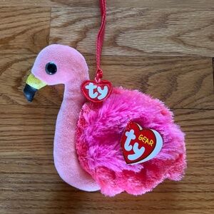 TY Flamingo Gilda Coin Purse